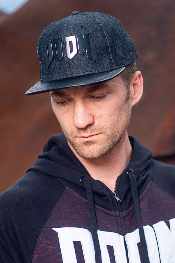 Alternative view of DOOM Metal Logo Hat