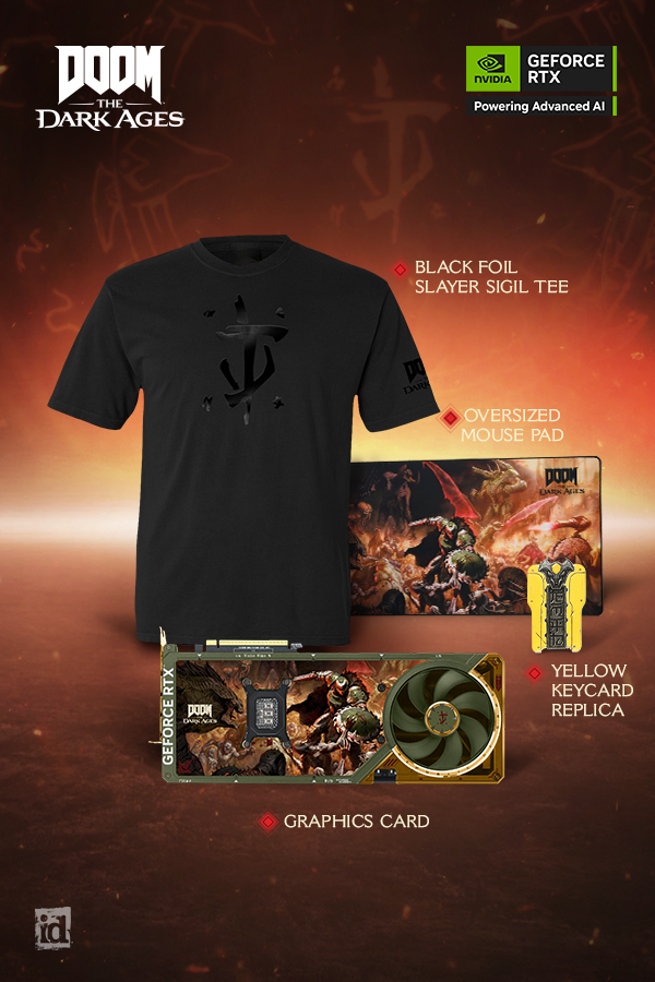 Alternative view of ROG Astral GeForce RTX 5080 DOOM EDITION Bundle
