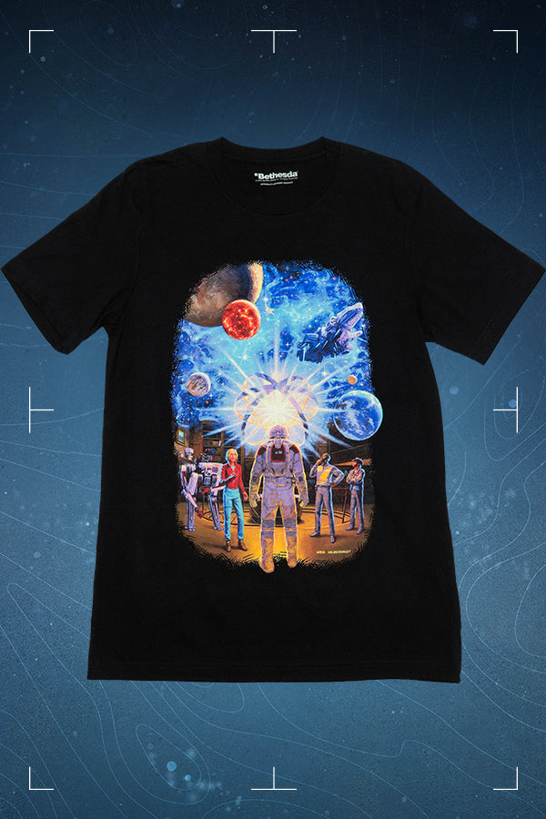 Alternative view of Starfield Secrets of the Universe by Greg Hildebrandt Tee