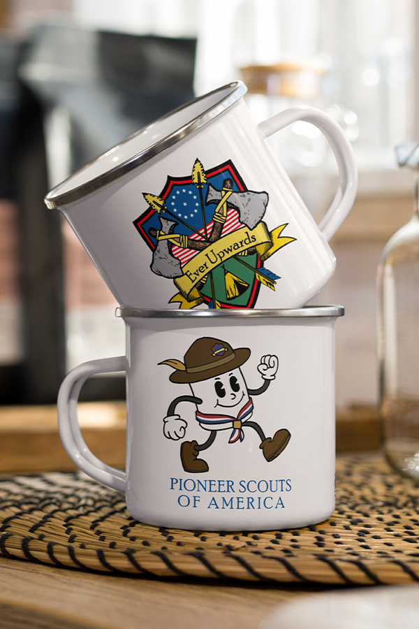 Fallout Pioneer Scouts Camper Enamel Mug