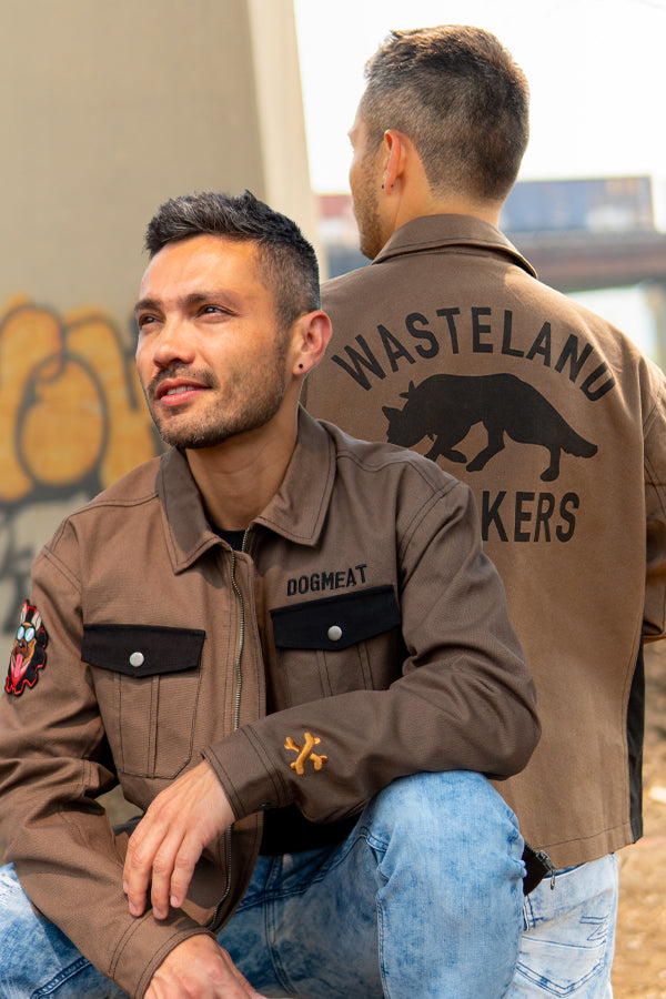 Alternative view of Fallout Dogmeat Tracker Canvas Jacket