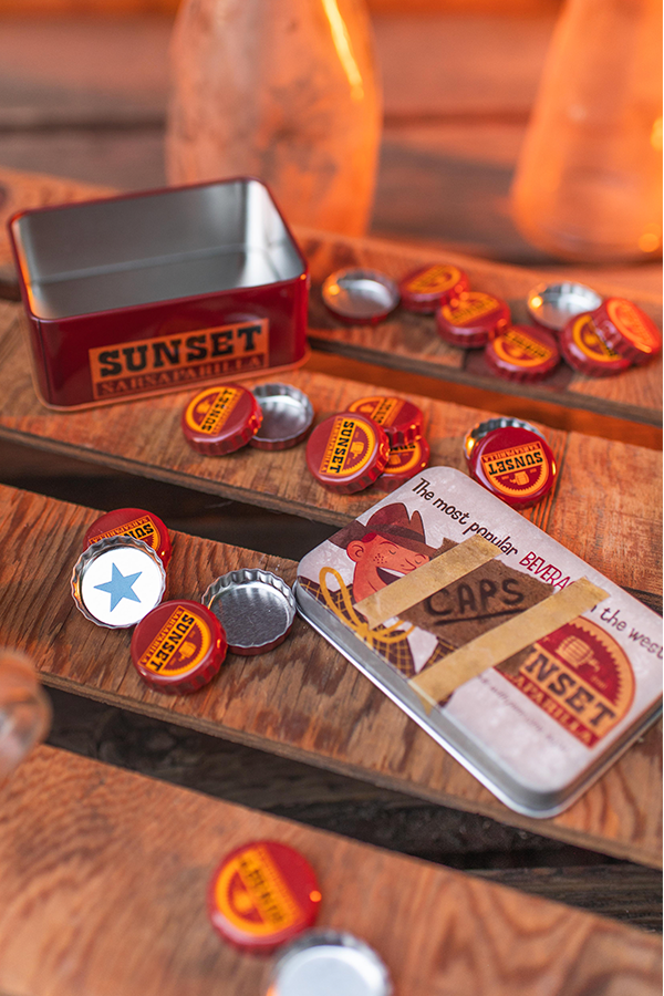 Fallout Bottlecap Series: Sunset Sarsaparilla with Collectible Tin