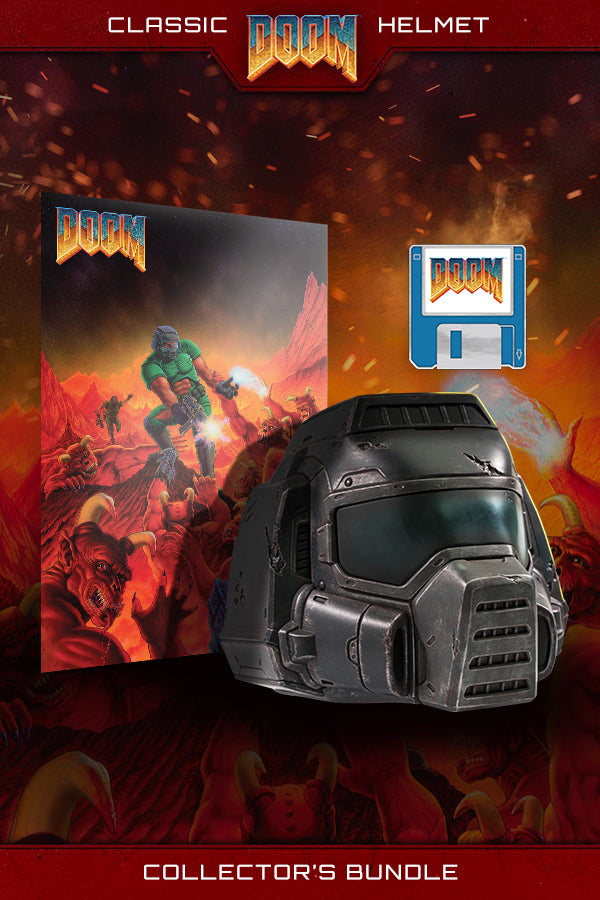 Classic Doom Helmet Collector's Bundle