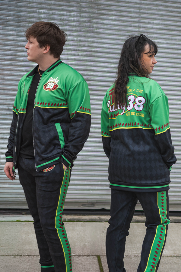Fallout New Vegas Lucky 38 Bomber Jacket