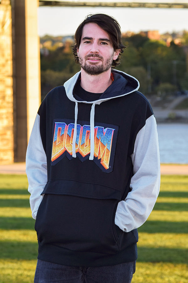 Alternative view of DOOM Retro Pullover Hoodie