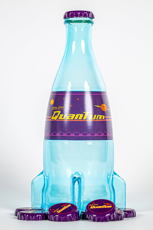 Alternative view of Fallout Nuka-Cola Quantum Glass Bottle & Caps