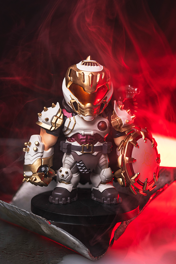 Alternative view of DOOM: The Dark Ages Slayer Mini Collectible Figure (Divinity Variant)