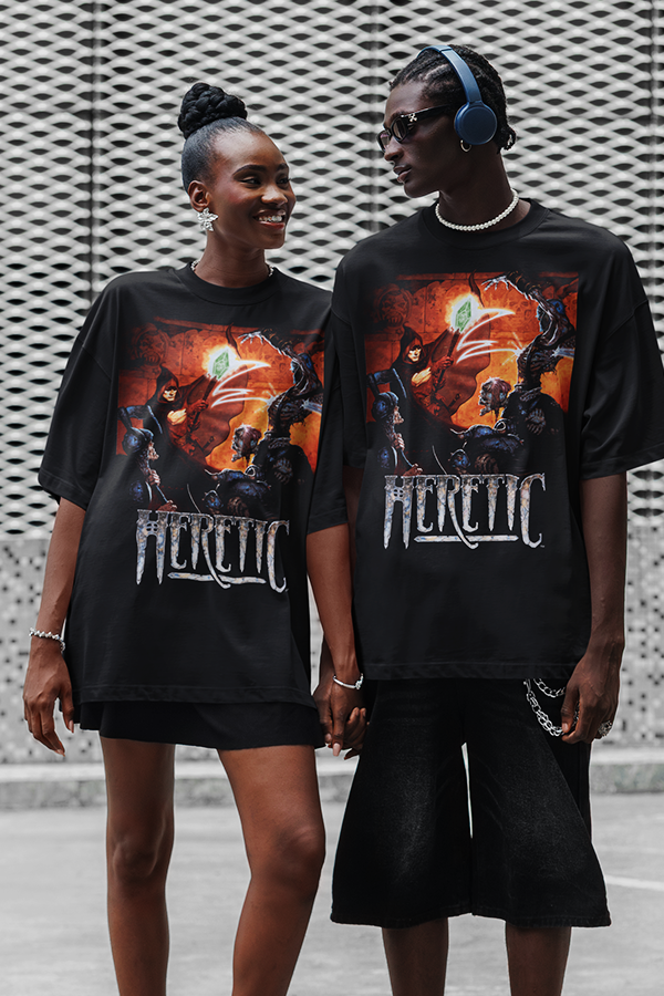 Alternative view of Heretic + Hexen Tee