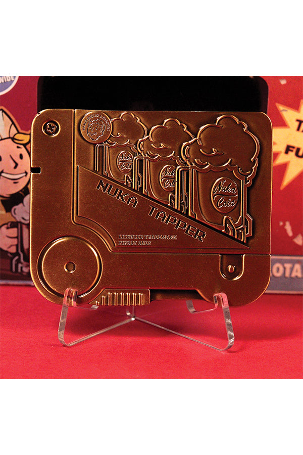 Alternative view of Fallout Nuka Tapper Holotape Replica