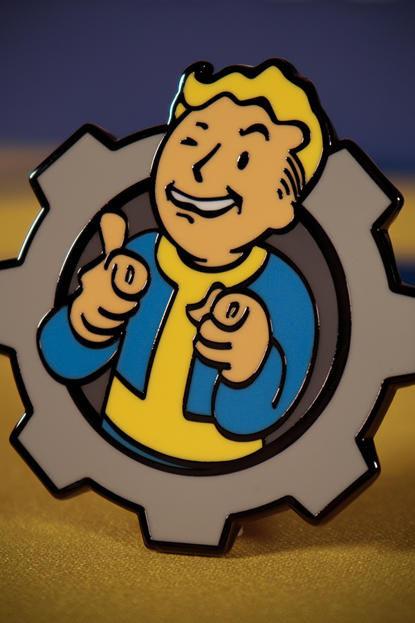 Alternative view of Fallout Limited Edition Charisma Boy Pin Badge