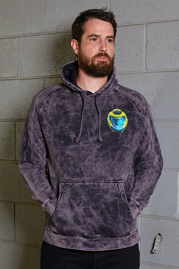 Alternative view of Mighty DOOM Time to Dye Hoodie