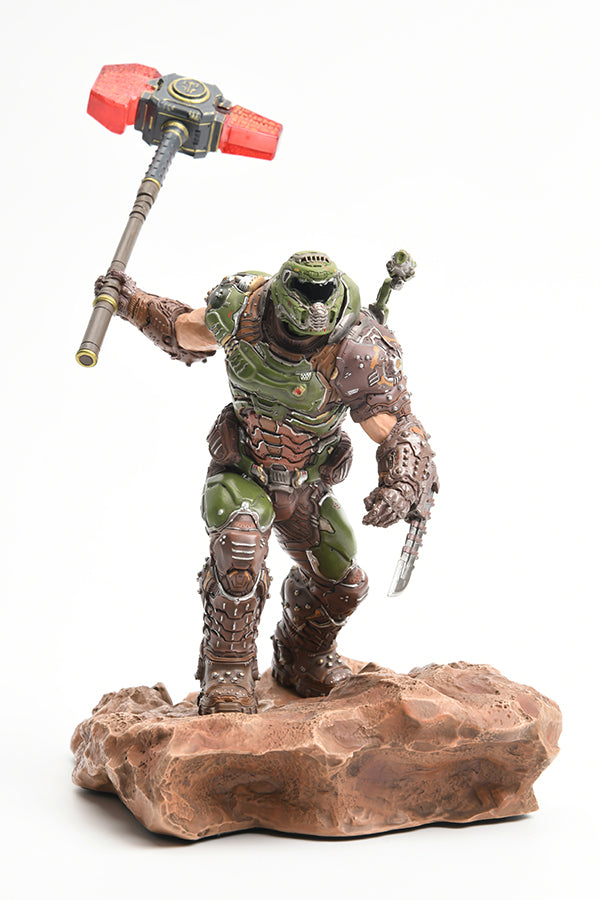 Alternative view of DOOM Eternal Slayer Statue