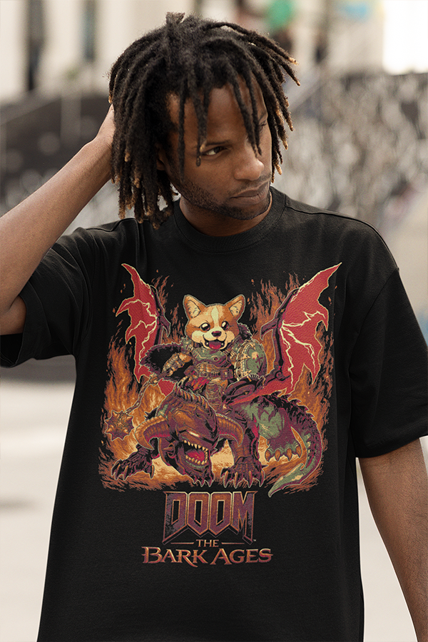 Alternative view of DOOM: The Bark Ages Tee