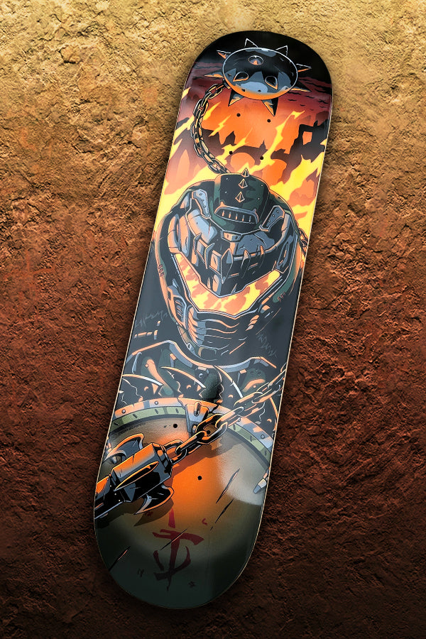 Alternative view of DOOM: The Dark Ages Slayer Skate Deck