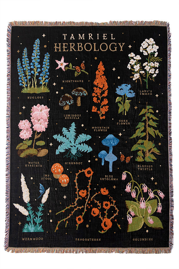 Alternative view of The Elder Scrolls Online Herbology Oversized Throw Blanket