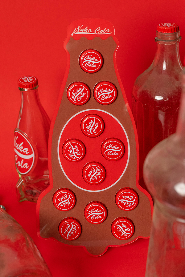 Alternative view of Fallout Nuka-Cola Magnetic Cap Display Board