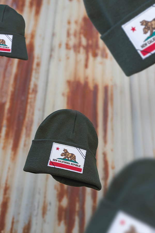 Alternative view of Fallout NCR Beanie