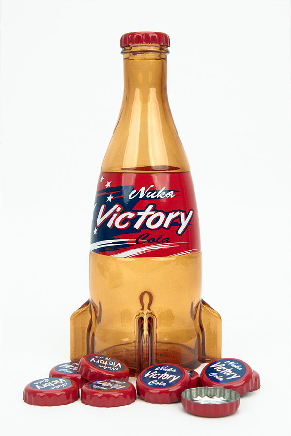 Alternative view of Fallout Nuka-Cola Victory Glass Bottle & Caps
