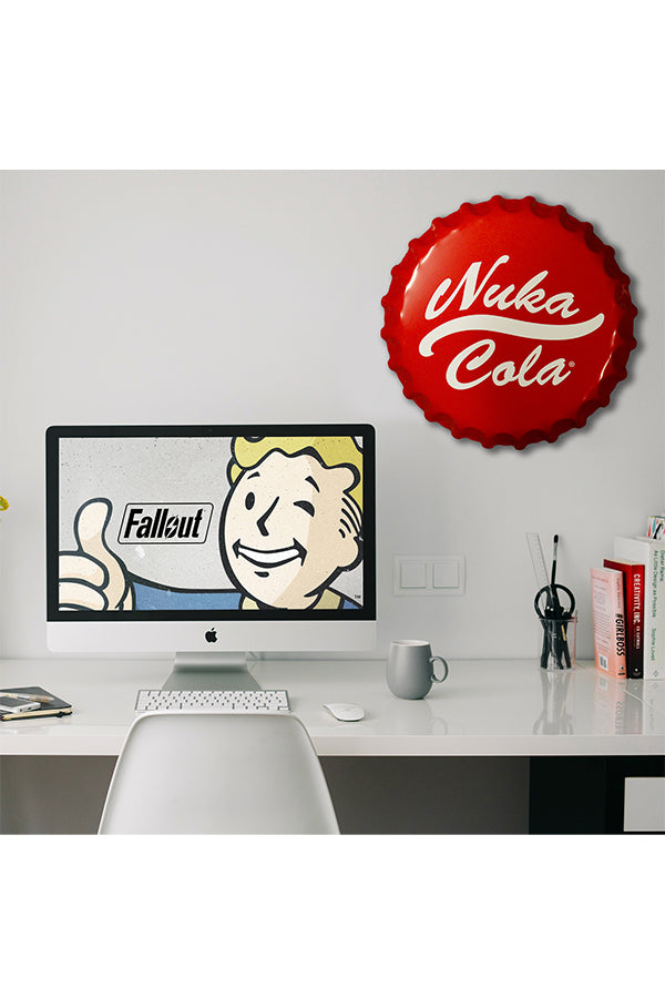 Alternative view of Fallout Nuka-Cola Bottle Cap Tin Sign