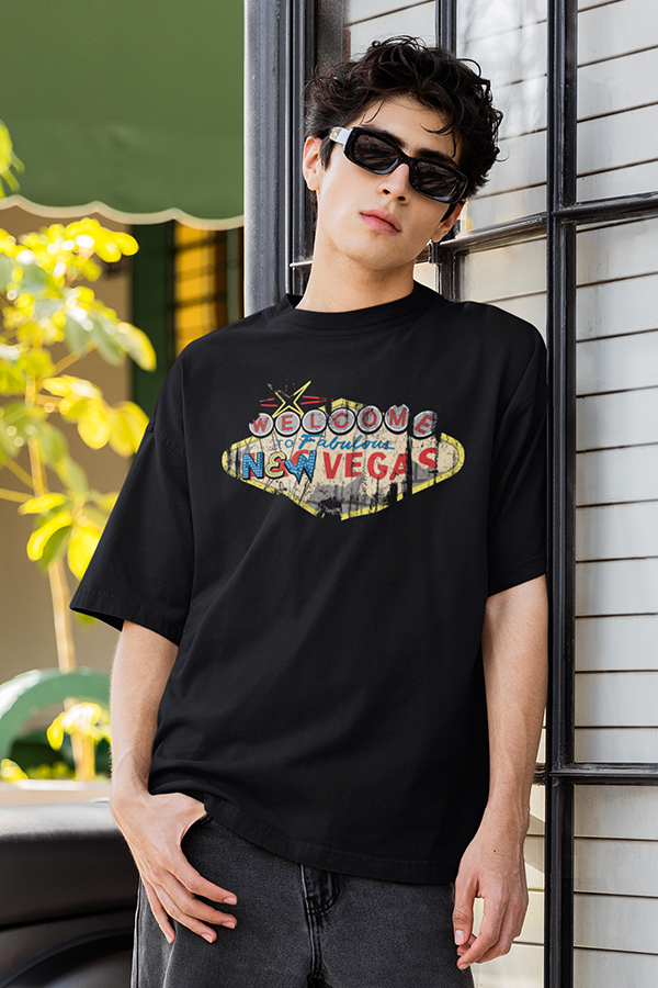 Alternative view of Fallout Welcome to New Vegas Tee