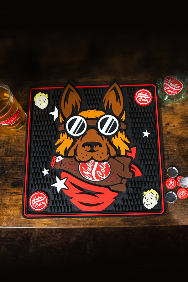 Alternative view of Fallout Survivor's Best Friend Bar Mat