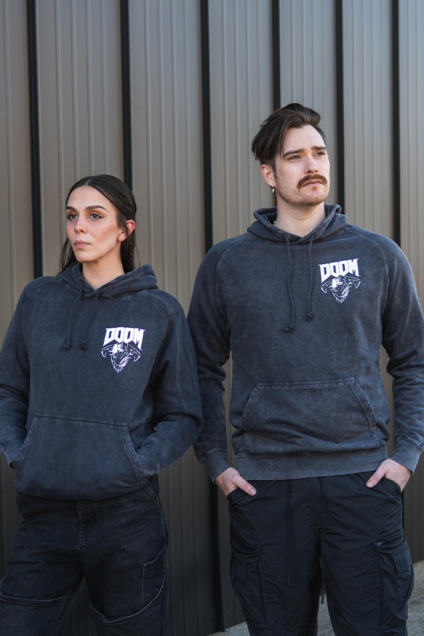 Alternative view of DOOM: The Dark Ages Slayer's Path Hoodie