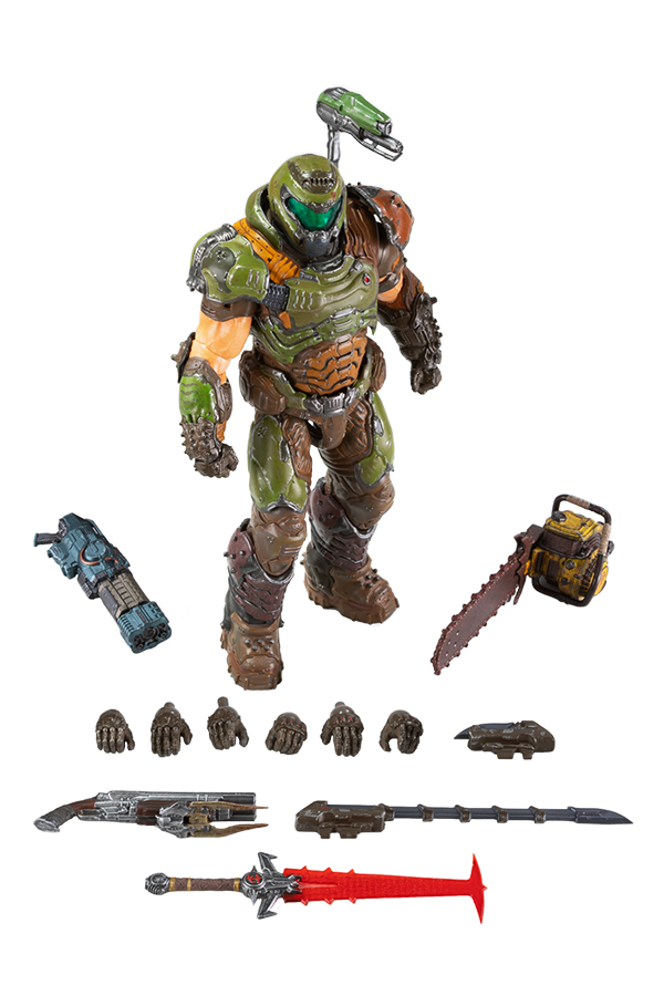 Alternative view of DOOM Eternal Doom Slayer Figure