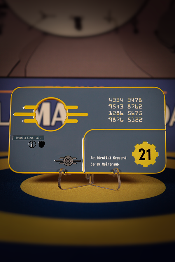 Alternative view of Fallout: New Vegas Vault 21 Security Keycard Replica