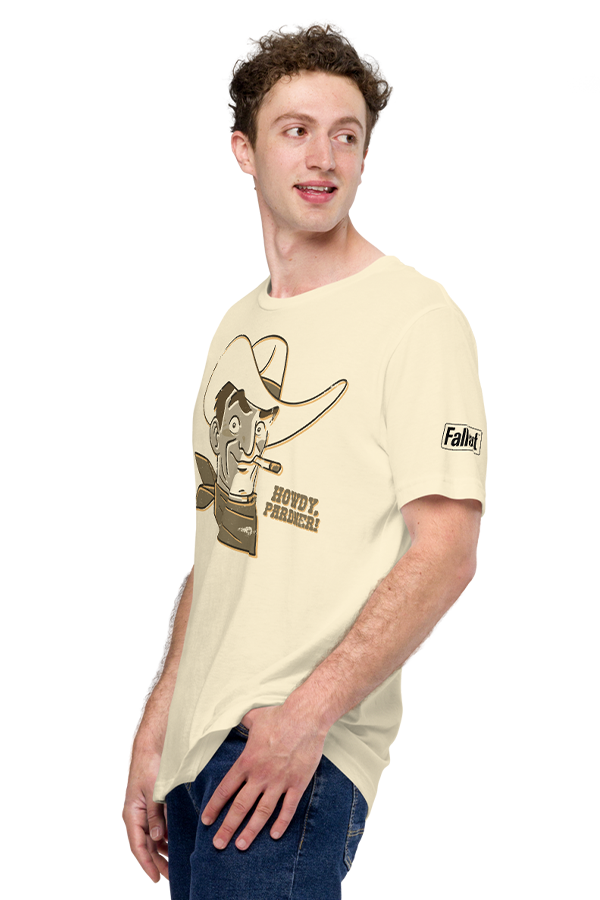 Alternative view of Fallout Howdy, Victor! Tee