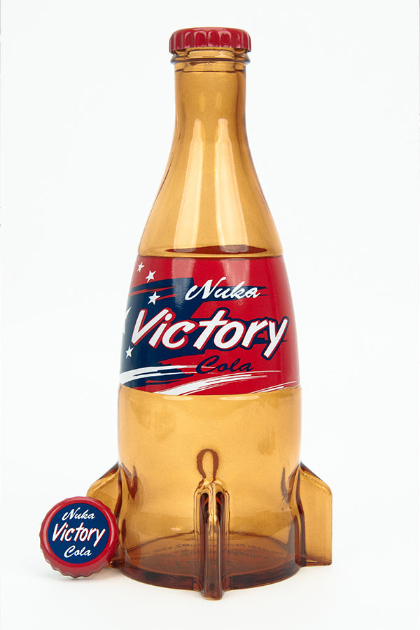 Fallout Nuka-Cola Victory Glass Bottle & Caps - Image 3