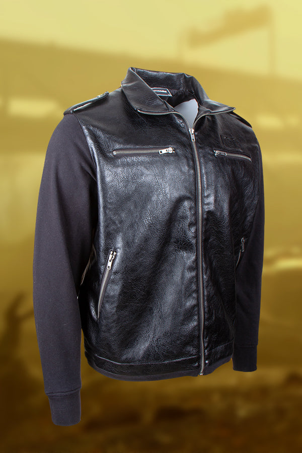 Tunnel Snakes Vegan Leather Jacket - Image 3