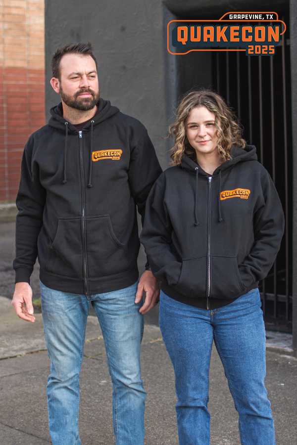 QuakeCon 2025 BYOC Zip-Up Hoodie - Image 3