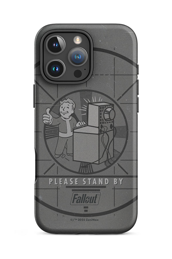 Alternative view of Fallout Please Stand By iPhone Phone Case