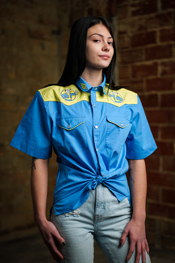 Fallout Vault-Tec Cowboy Button-Up Shirt - Image 5