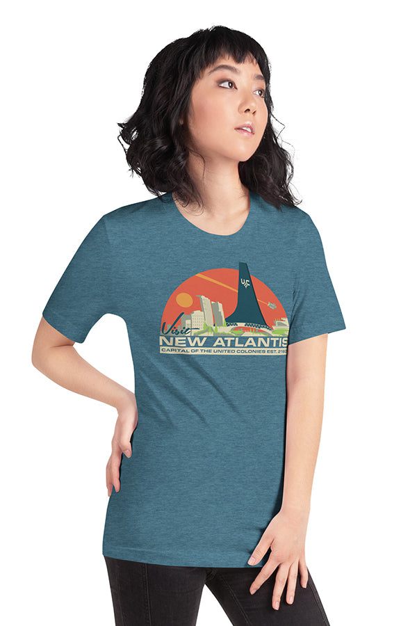 Starfield Visit New Atlantis Tee - Image 5