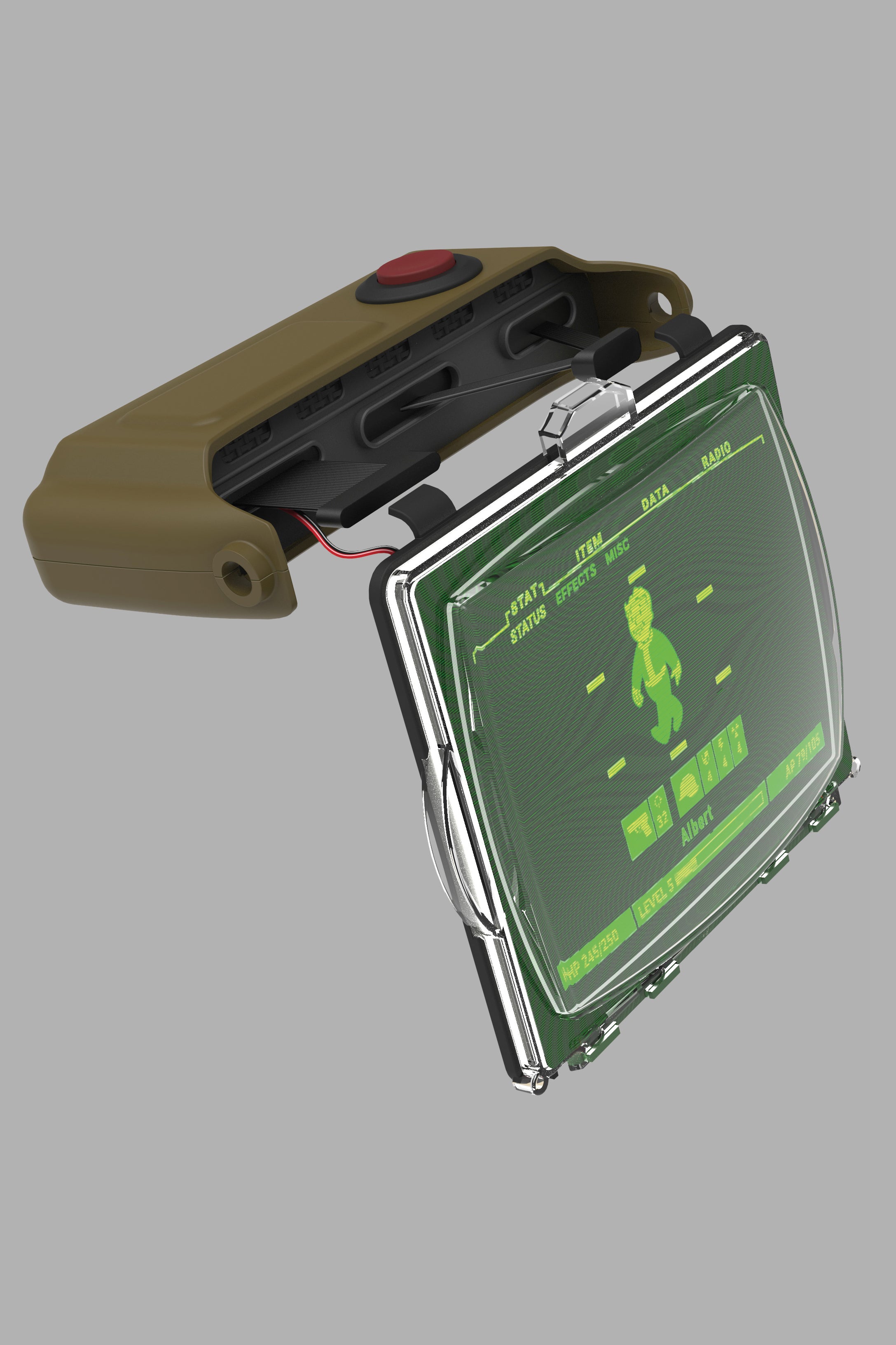 Pip-Boy Light-up Screen: Upgrade Module